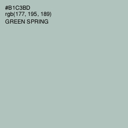 #B1C3BD - Green Spring Color Image